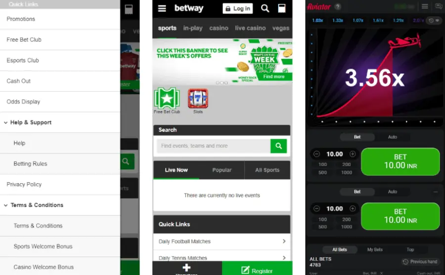 Aviator betway