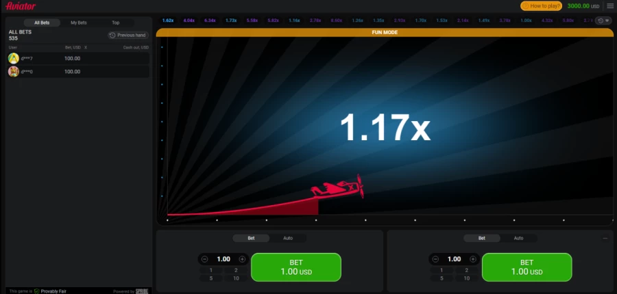 Aviator Demo